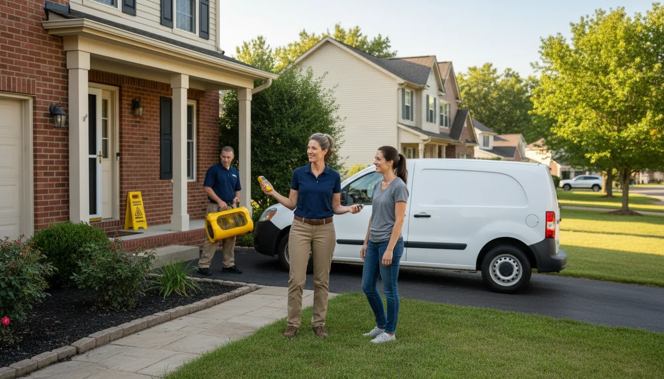 Water restoration image for Mold Remediation in Wentzville, MO